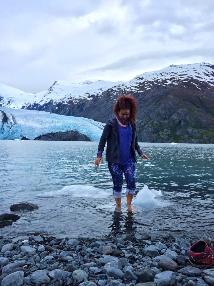 Portage Pass Trail to Portage Glacier Summer Hike in Alaska