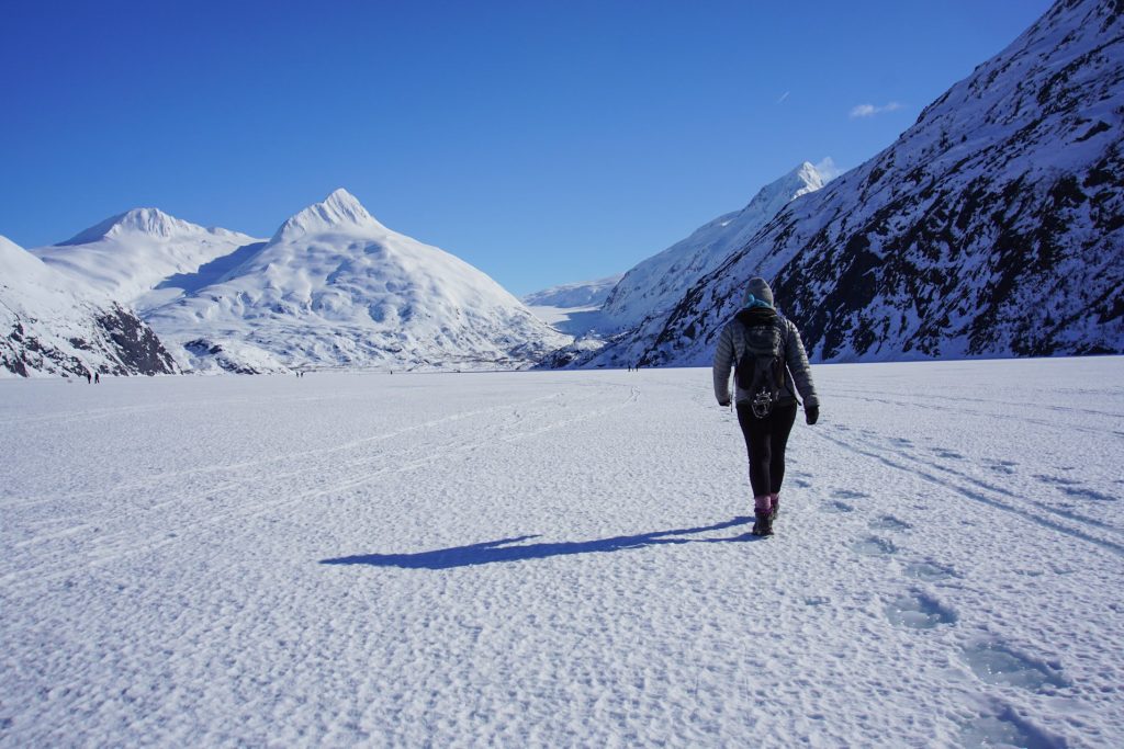 Frozen Portage Lake