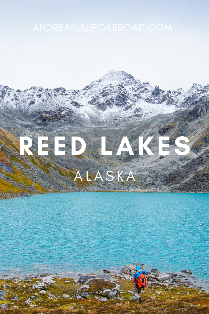 Hike Reed Lakes Trail in Hatcher Pass Alaska. Enjoy two beautiful alpine lakes on this 9 mile hike. #alaska #hiking #hatcherpass #alaskahike