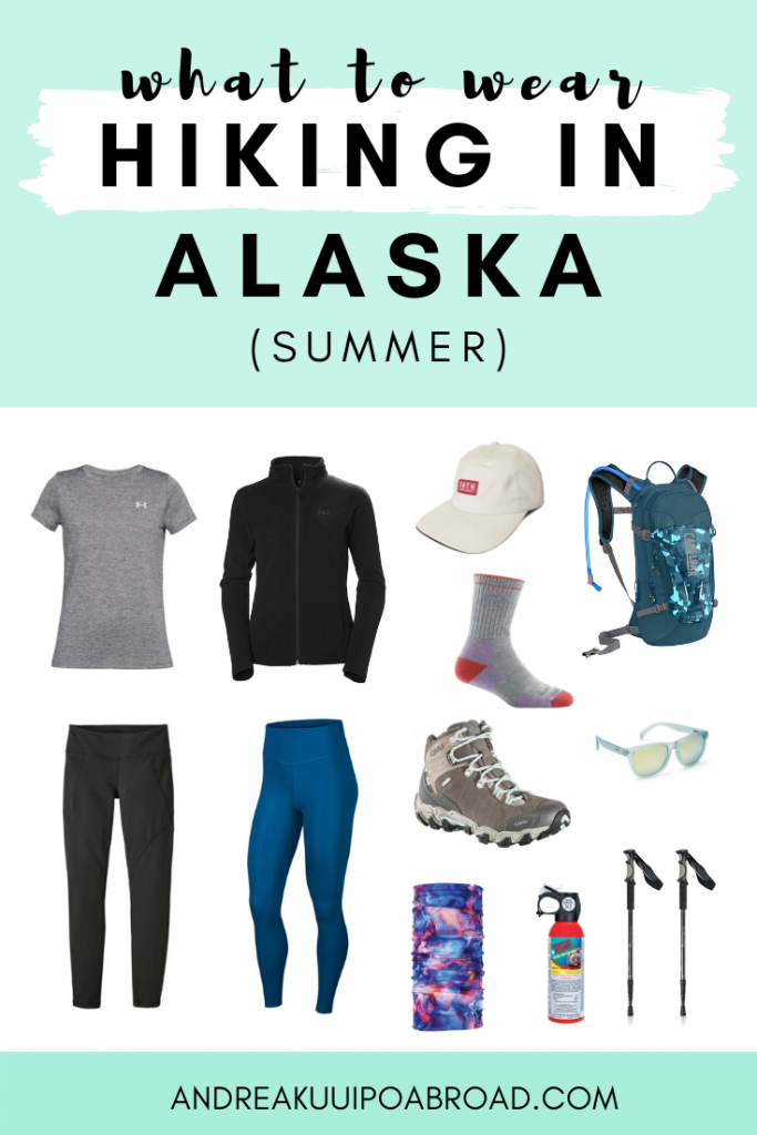 Figuring out what to wear hiking in Alaska during summer can be challenging. As a local, I share my recommendations on what to wear hiking in Alaska in summer. #Alaska #Hiking #AlaskaSummer #WomensHikingGear #HikingGear #AlaskaPackingList #
