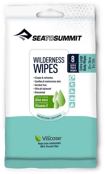 Sea to Summit Wilderness Wipes Camping Wipes