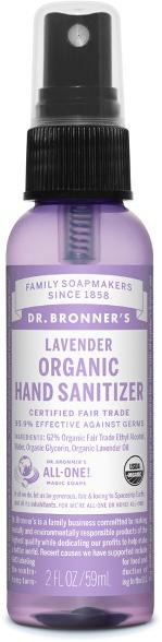 Dr Bronners Organic Hand Sanitizer Travel