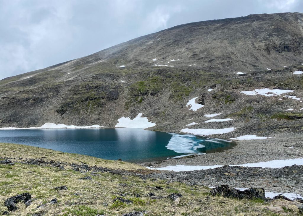 blue-green alpine lake alaska