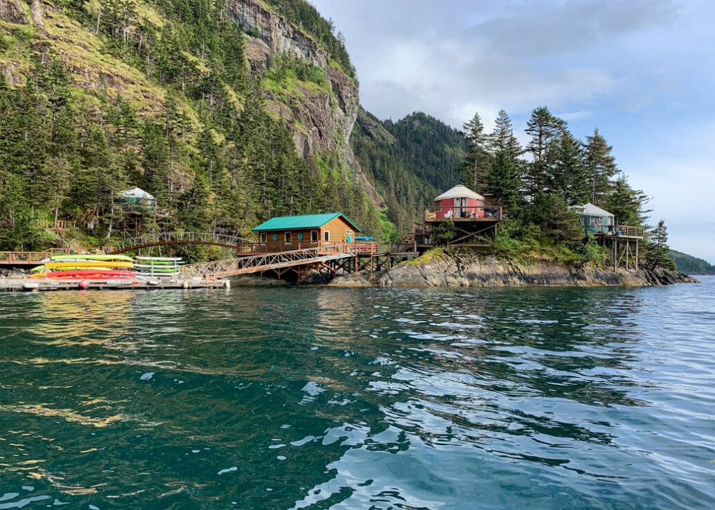 orca island cabins yurt rentals humpy cove