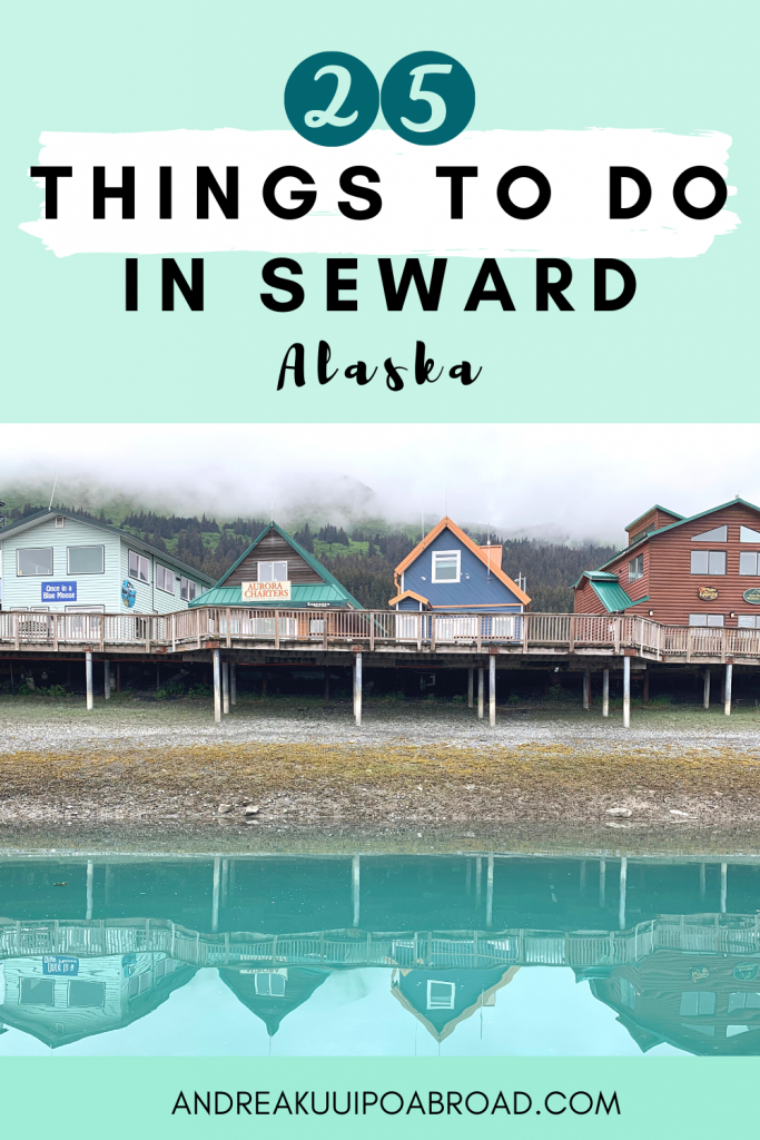 Best Things To Do in Seward Alaska. Seward is known for being the gateway to Kenai Fjords National Park and the beginning of the historic Iditarod trail. Here are the top things to do in Seward, Alaska. #Alaska #SewardAlaska #VisitAlaska #HardingIceField #AlaskaGlacier #WhaleWatching