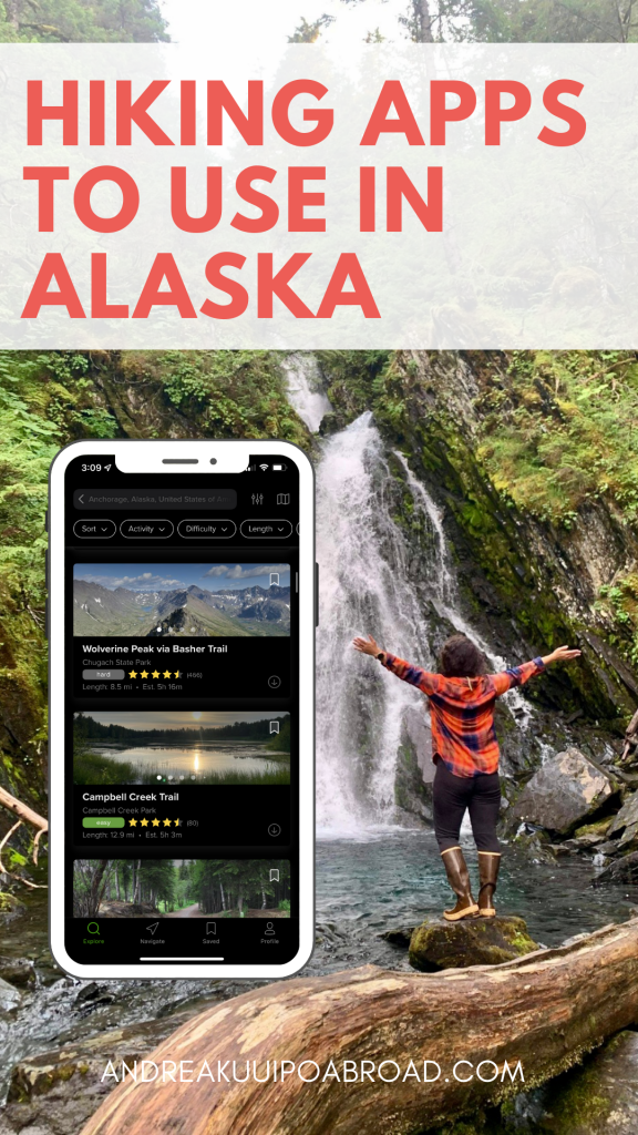 Not all apps are created equal. Find out which hiking apps to download from the App Store for your outdoor adventures in Alaska. Whether you need to plot a backpacking rote, save waypoints, find a camping site, hiking apps like AllTrails, Peakbagger, Gaia GPS will help you plan your trip.