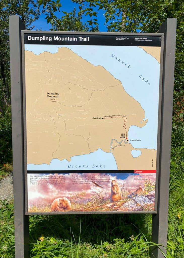 dumpling mountain trail overlook map