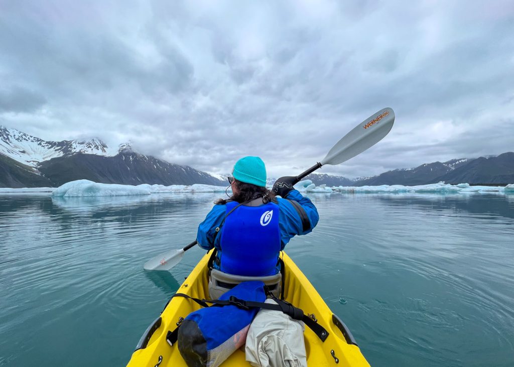 kayaking bear glacier lagoon