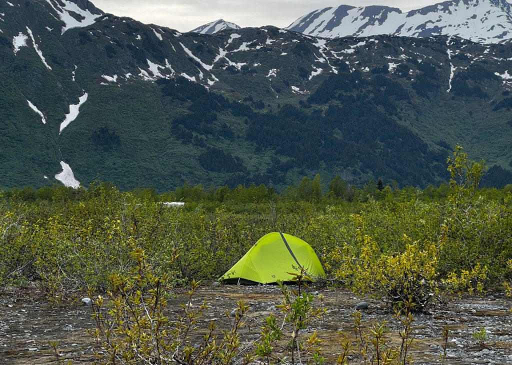 camping spencer glacier
