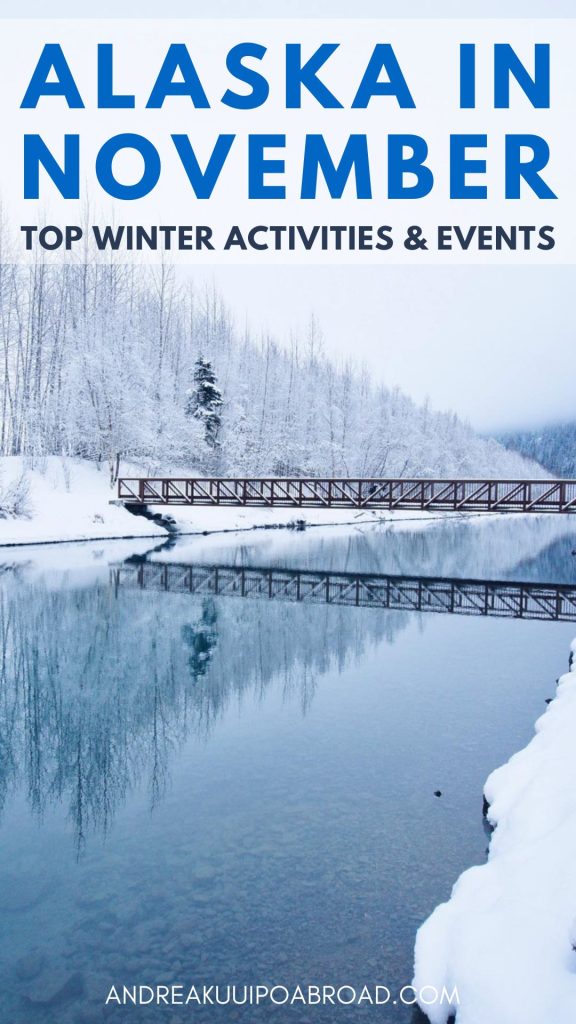 If you’re considering a November trip to Alaska, this guide will tell you everything you need to know about the weather, daylight hours, events, what to pack and wear in winter, and some of my favorite things to do in November.